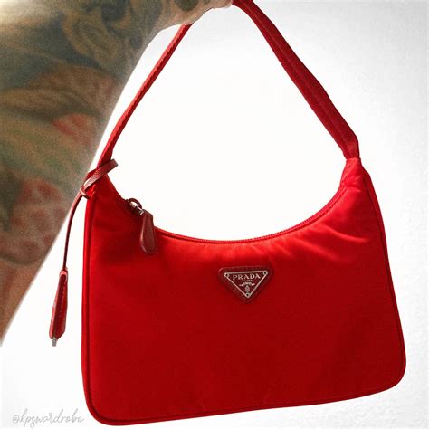 prada shoulder bag red|prada outlet shoulder bags.